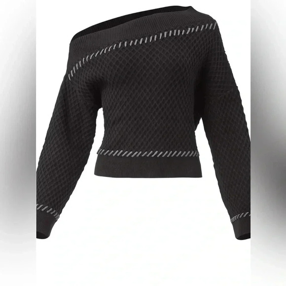 Contrast Stitch Sweater - Picture 3 of 14